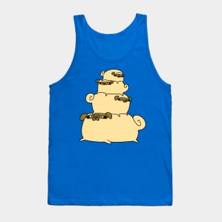 Pug Pile Tank Top